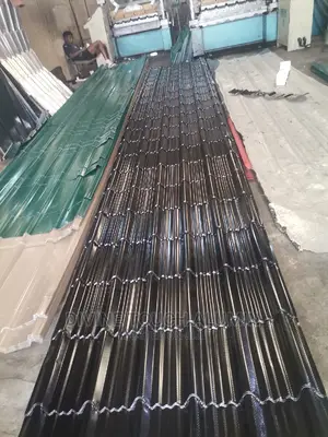 Red and Black Roofing Sheet