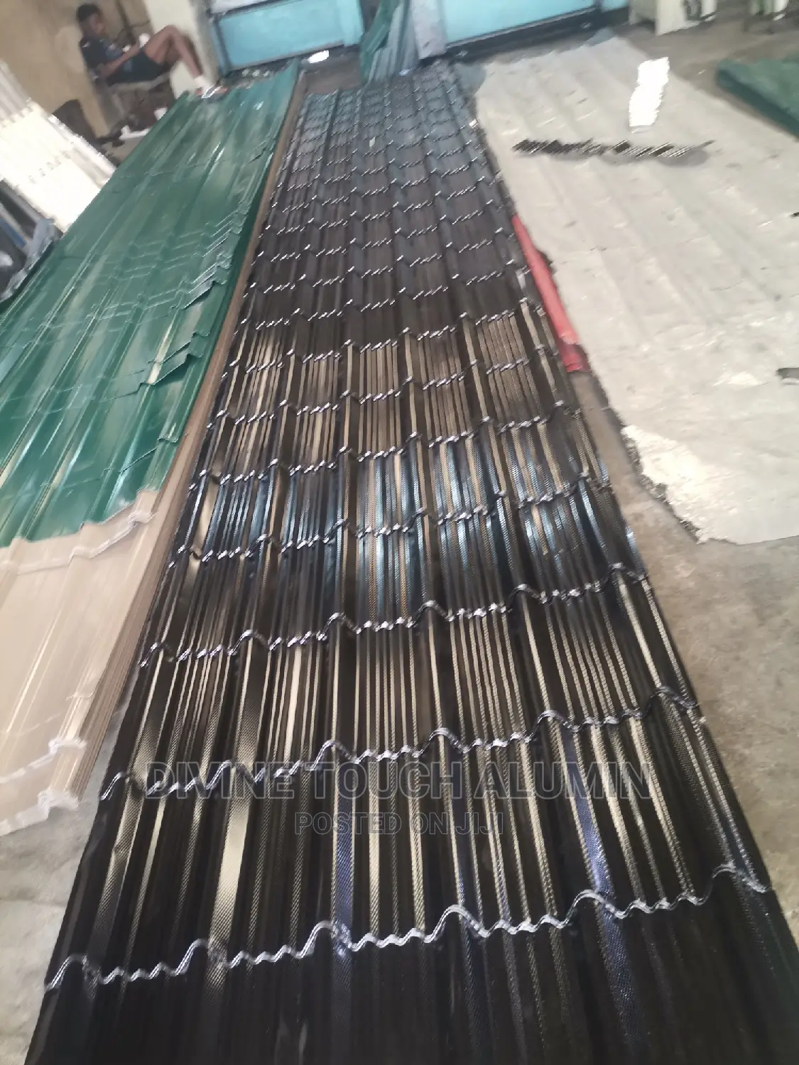 Red and Black Roofing Sheet
