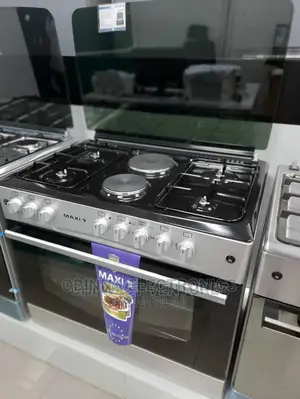 Brand New MAXI(4+2) Standing Gas Cooker (60*90)Silver Colour
