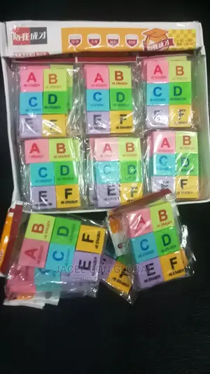 A,B,C,D,E,F Erasers
