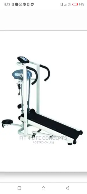 Manuel Treadmill With Massager and Twister