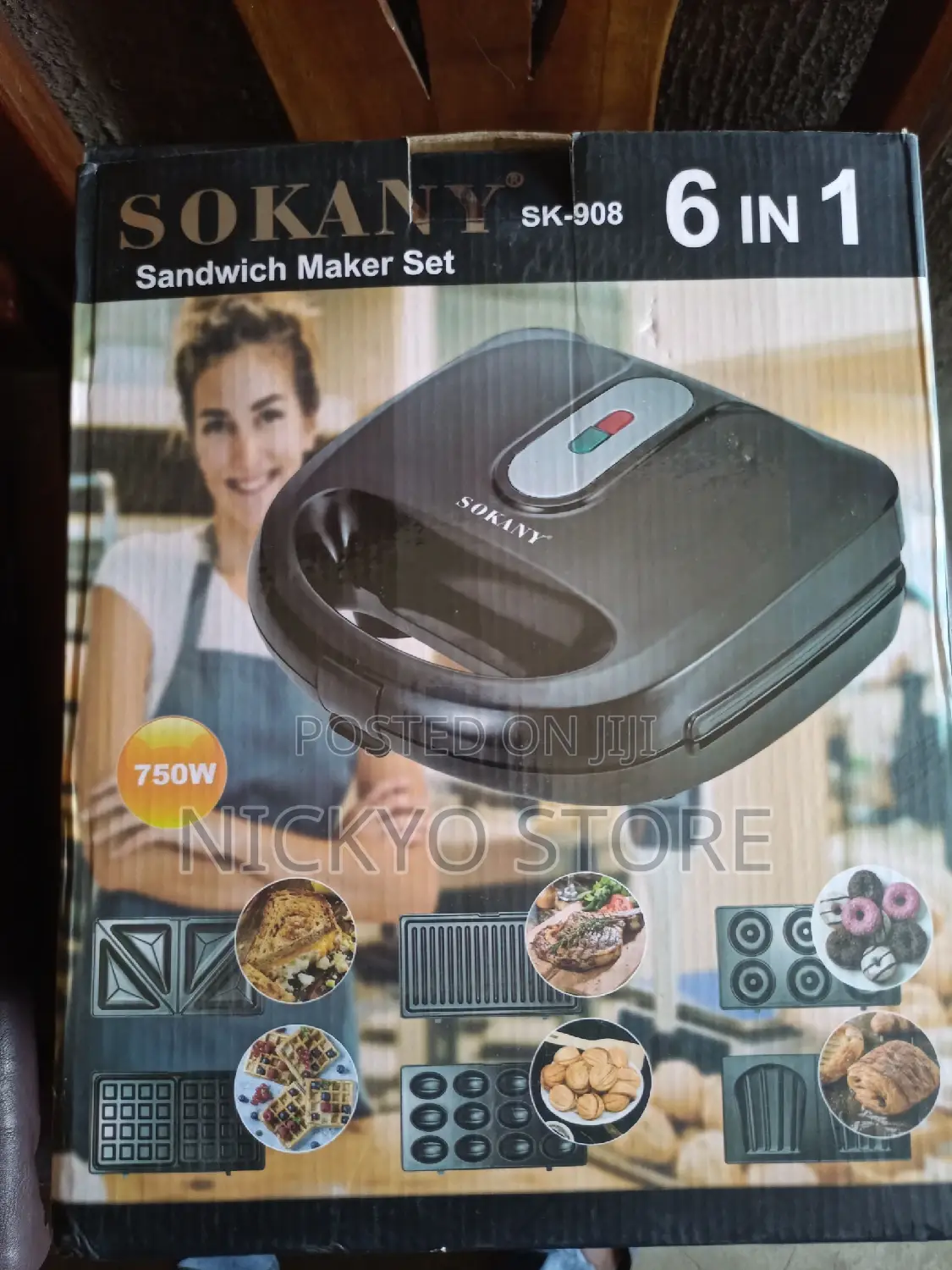 Sokany 6 In 1 Sandwich Maker
