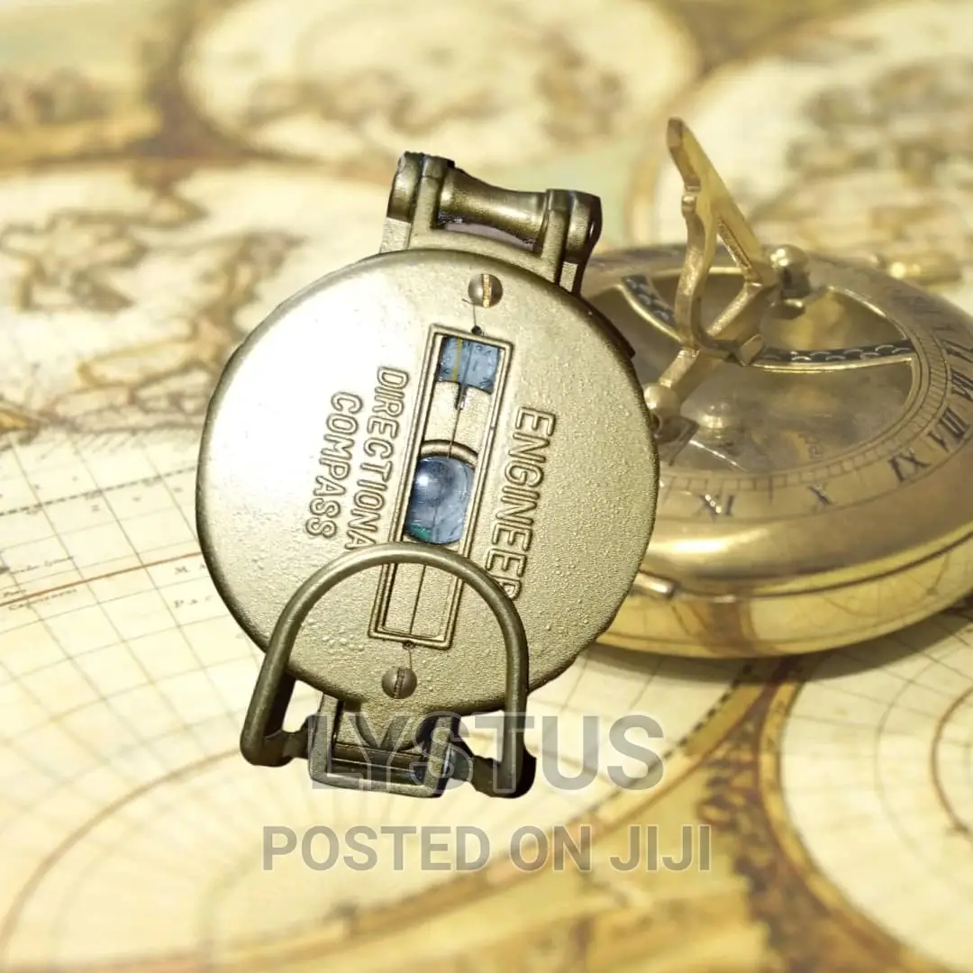 Golden Lensatic Compass