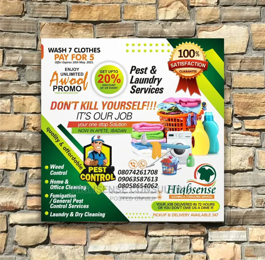 Home/Office Cleaning Plus a FREE Fumigation Service
