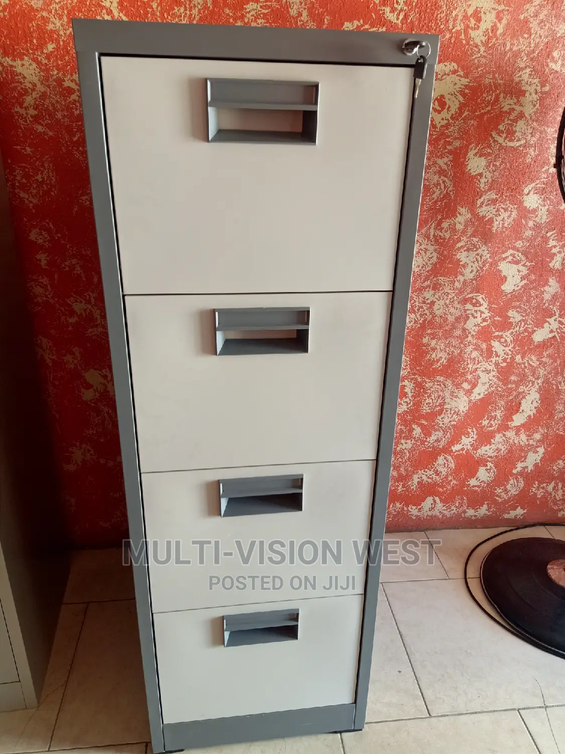 Metal 4-Drawer File Cabinet