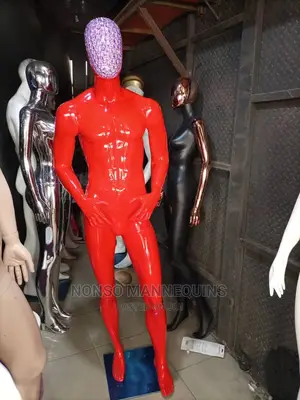 Red Male Fibre Display Mannequins