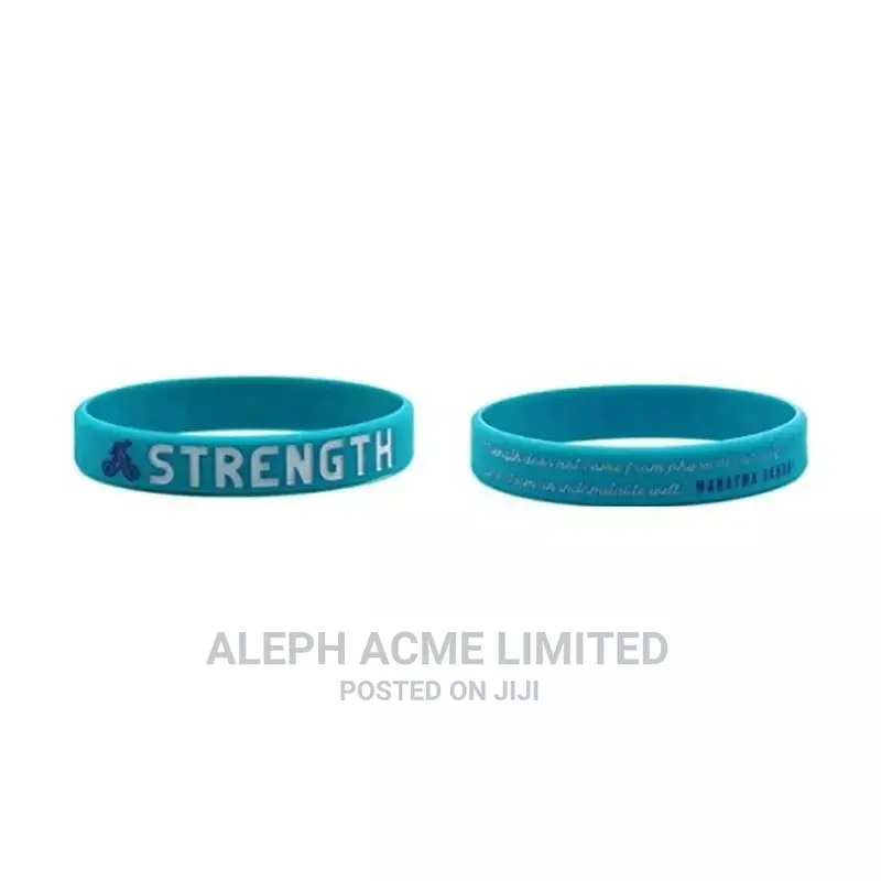 1000 Pieces Customized Embossed Silicone Wristbands Souvenir