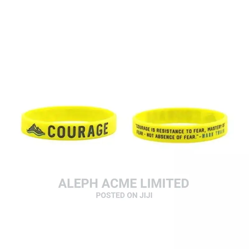 1000 Pieces Customized Embossed Silicone Wristbands Souvenir