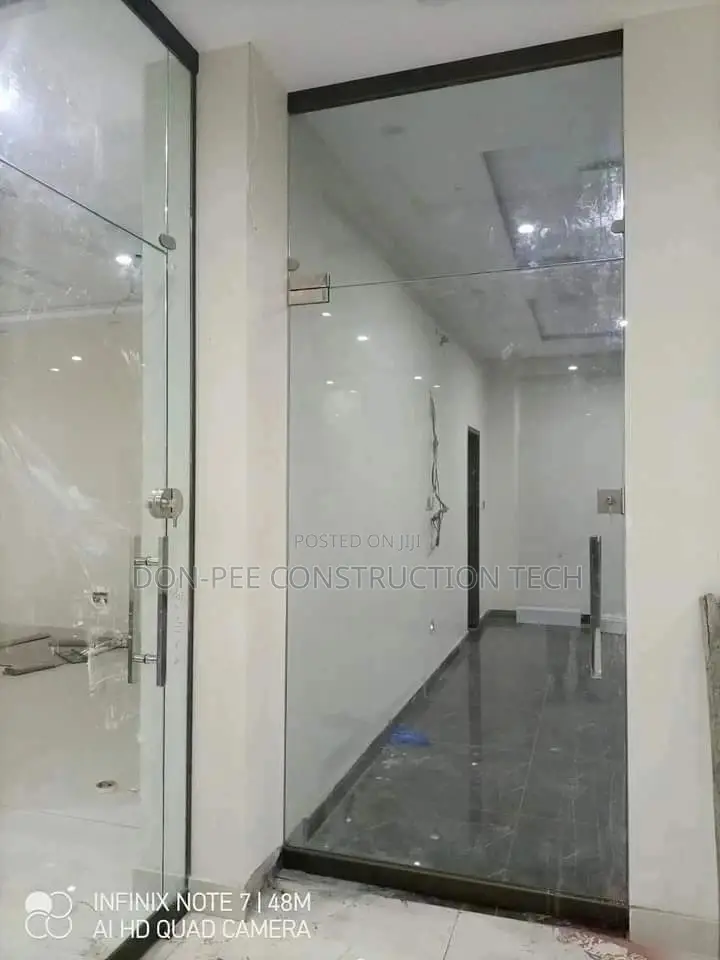 Frameless Tampered Glass Door