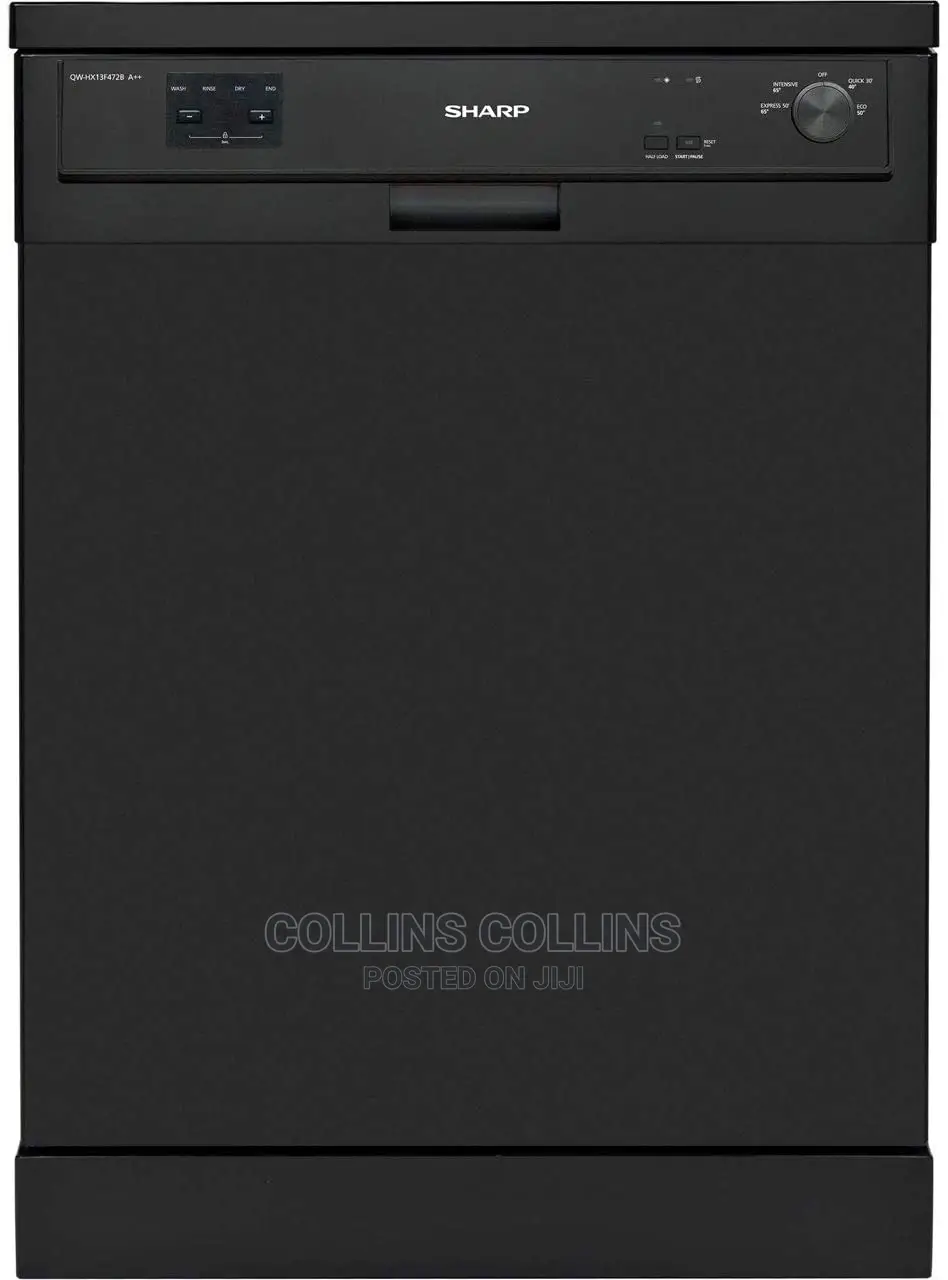 Sharp Qw-Hx13f472b Standard Dishwasher
