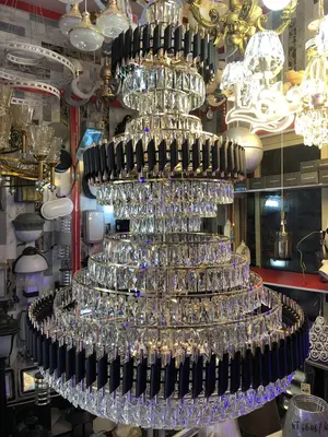 Led and Bulb Crystal Chandeliers Light By1200