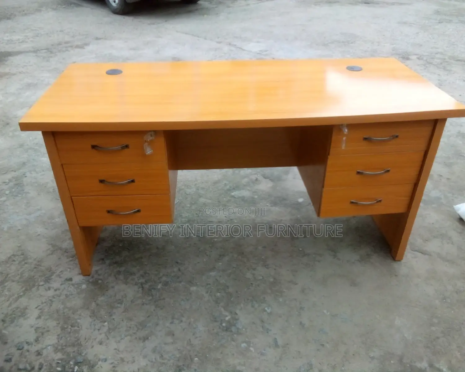 5ft 2 Side Drawer Office Table