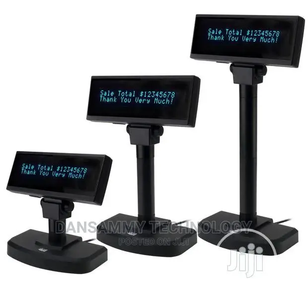 VFD Double Line Customer Display Pole