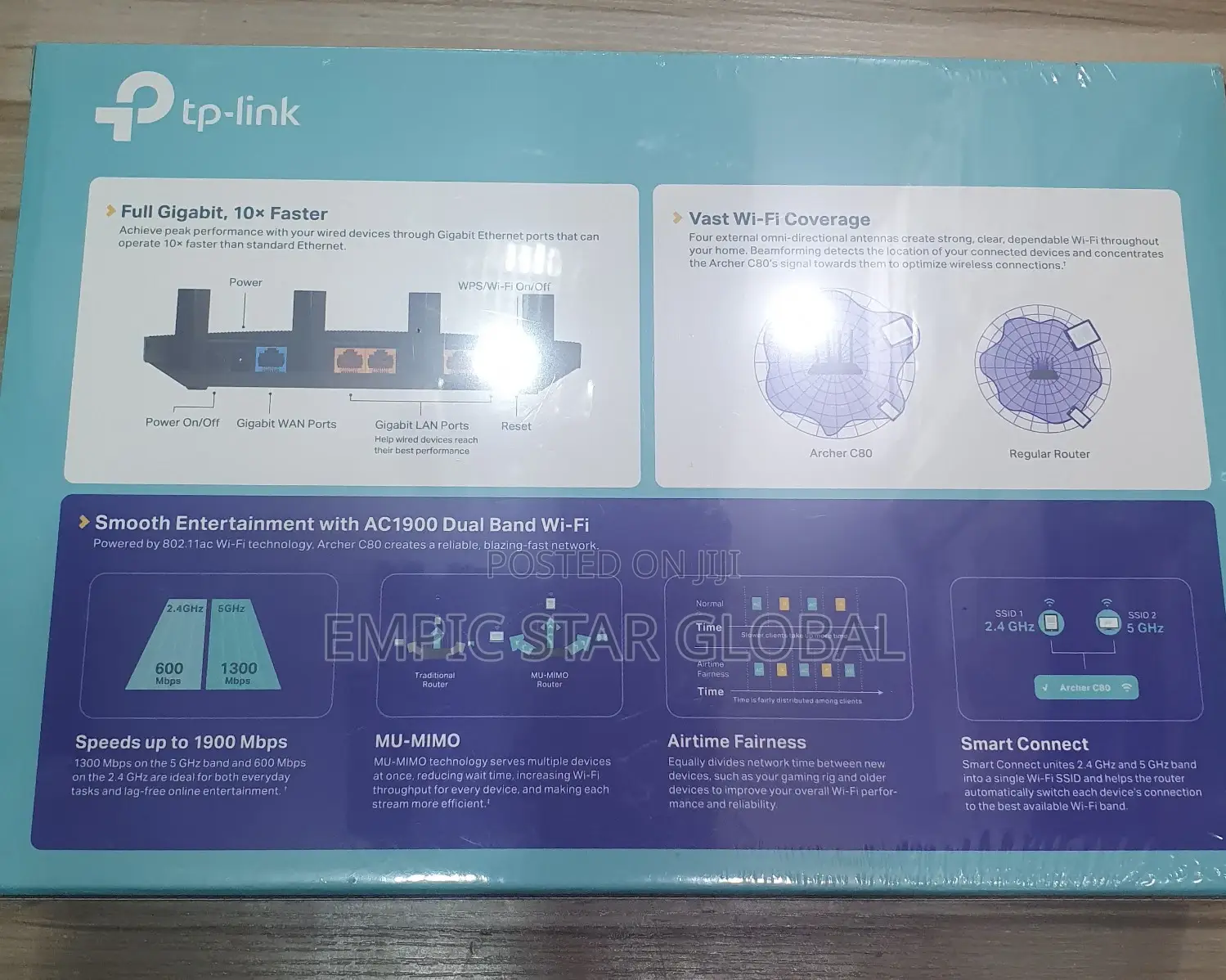 Tp-Link AC1900 Wireless MU-MIMO Wi-Fi 5 Router