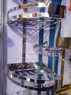 Two Step Bathroom Shelf
