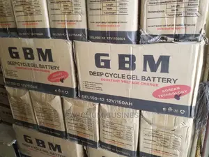 GBM 12V 150ah Deep Cycle Gel Battery