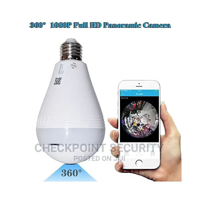 1080P Full Paniramic IP Bulb Camera