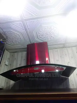Pink Color Kitchen Hood