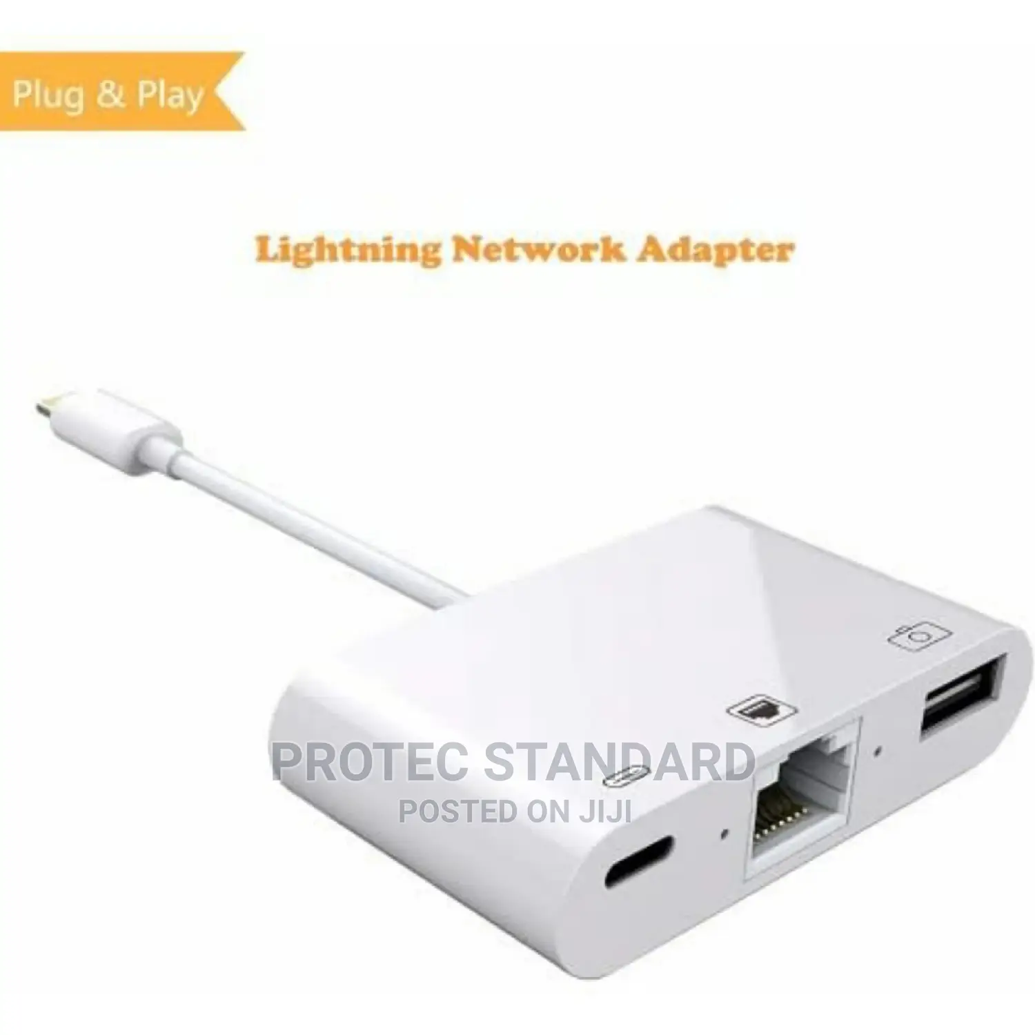 iPhone to RJ45 and USB (Lightening Adapter)