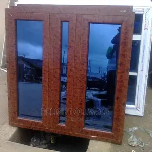 Aluminium Casement Window Gray Color