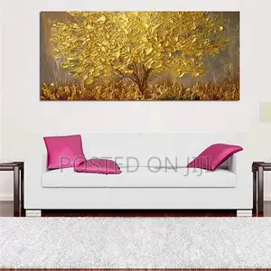 2021 New Rich Tree Golden Hand Painting