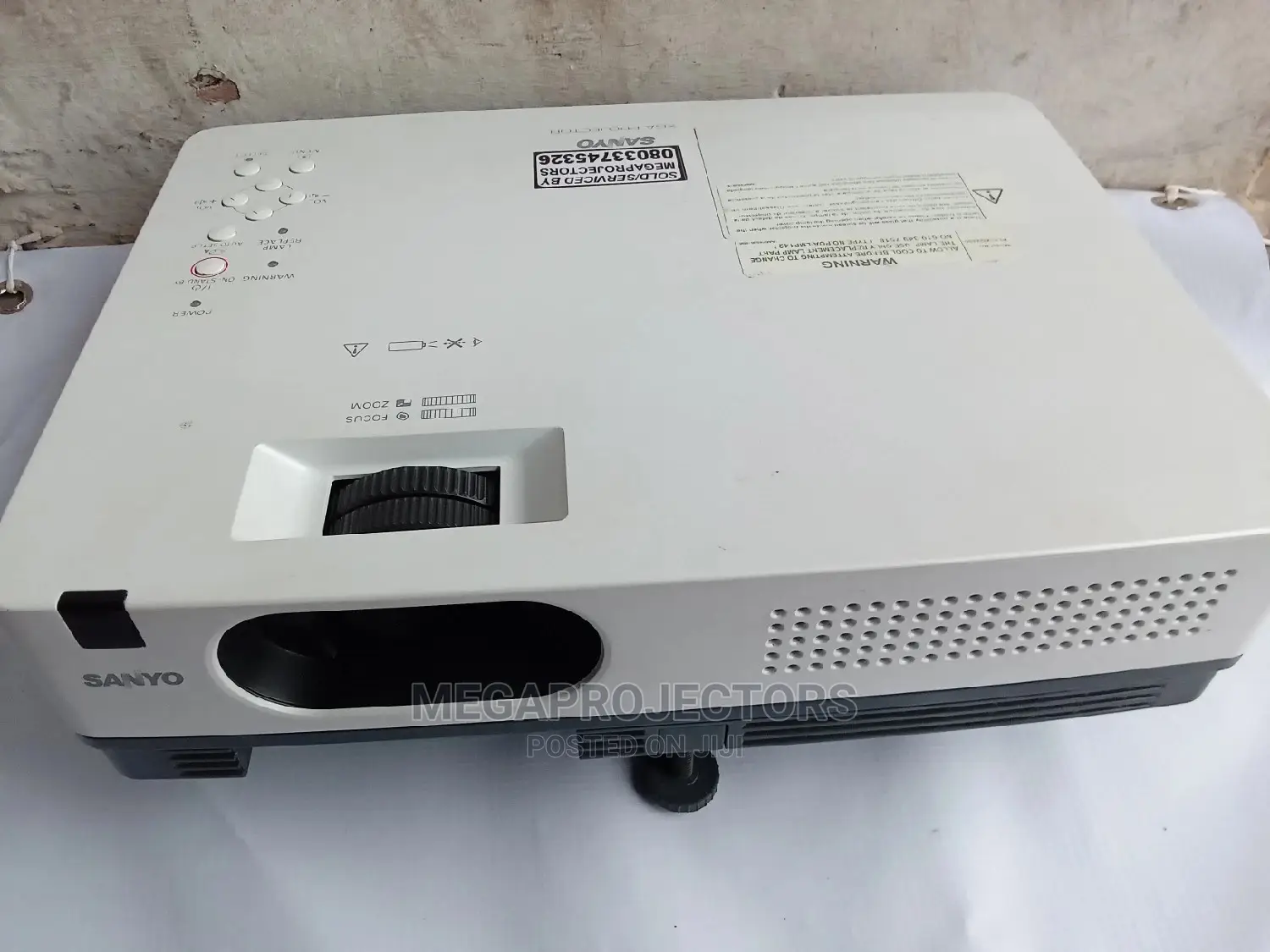 Whitish Sanyo Projector