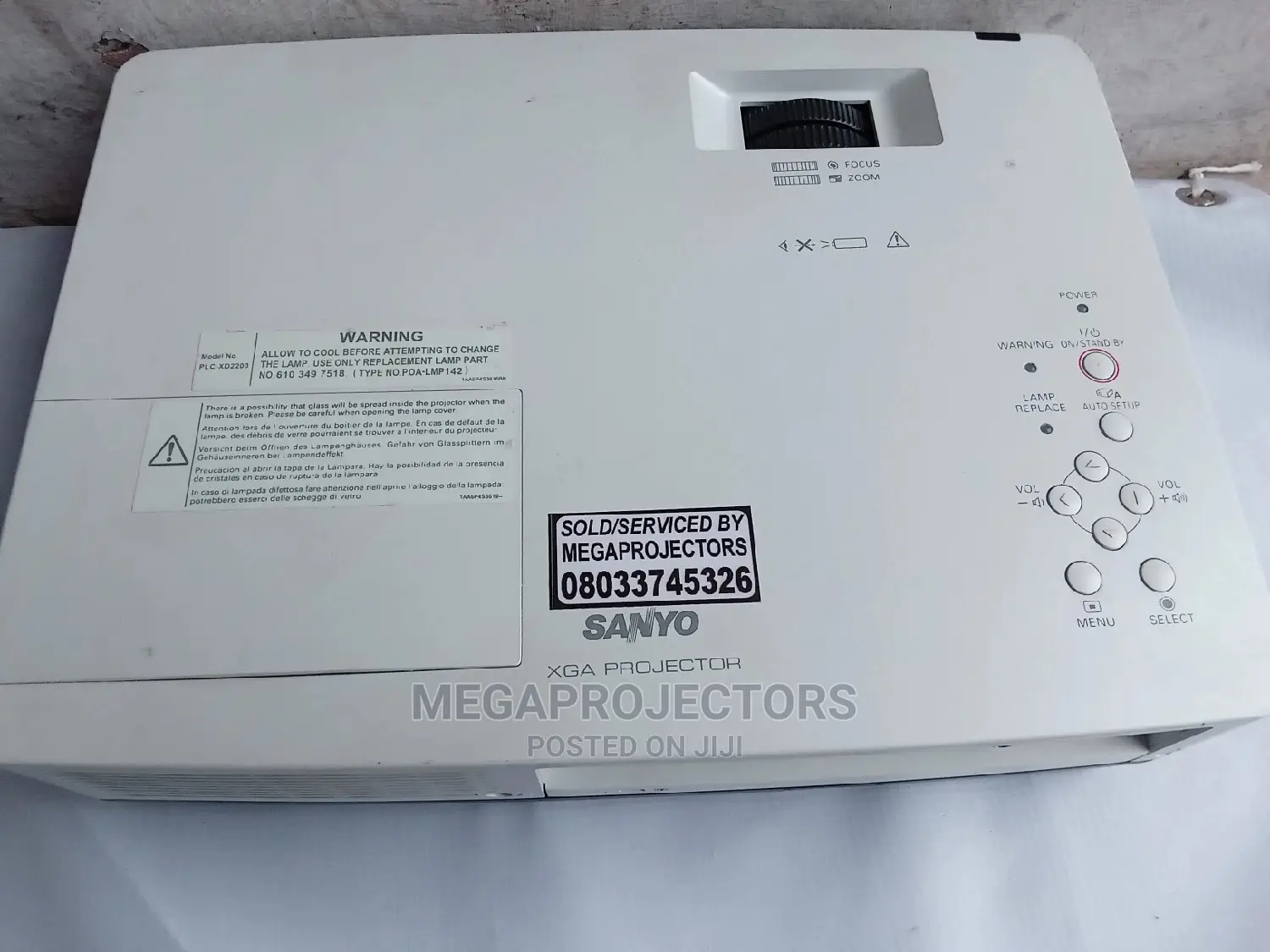 Whitish Sanyo Projector