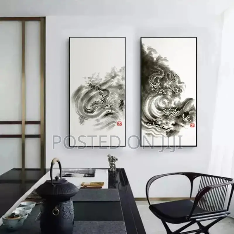 Dragon Imperial Print Canva Wall Art