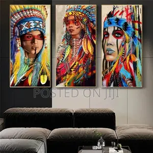 Native Woman Canvas Paintings