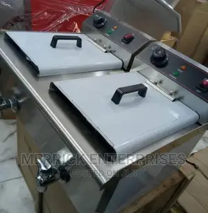 New 2 Pan Deep Fryer Electric