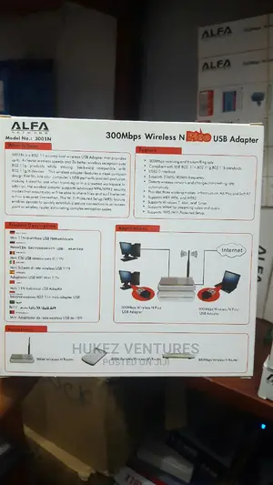 Alfa Wireless Usb Adapter 300mbps