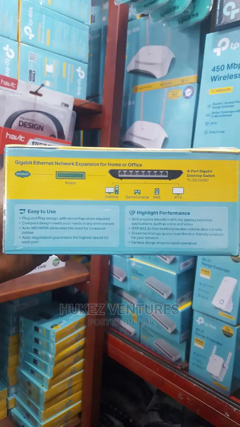 Tp-Link 8port Gigabit Switch TL-SG1008D