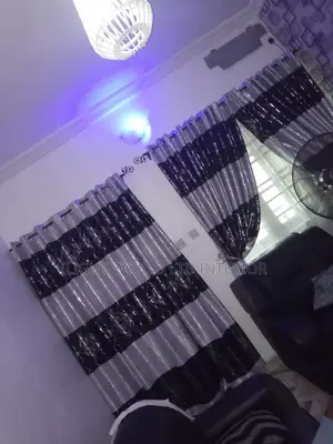 Quality Full Wall Length Fabric Curtains.