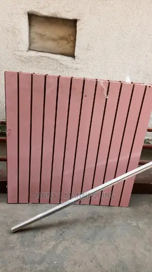 Pink Colour Mdf Slat Wall Boards