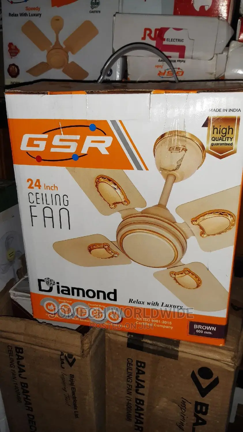 24" Ceiling Fan GSR Indian