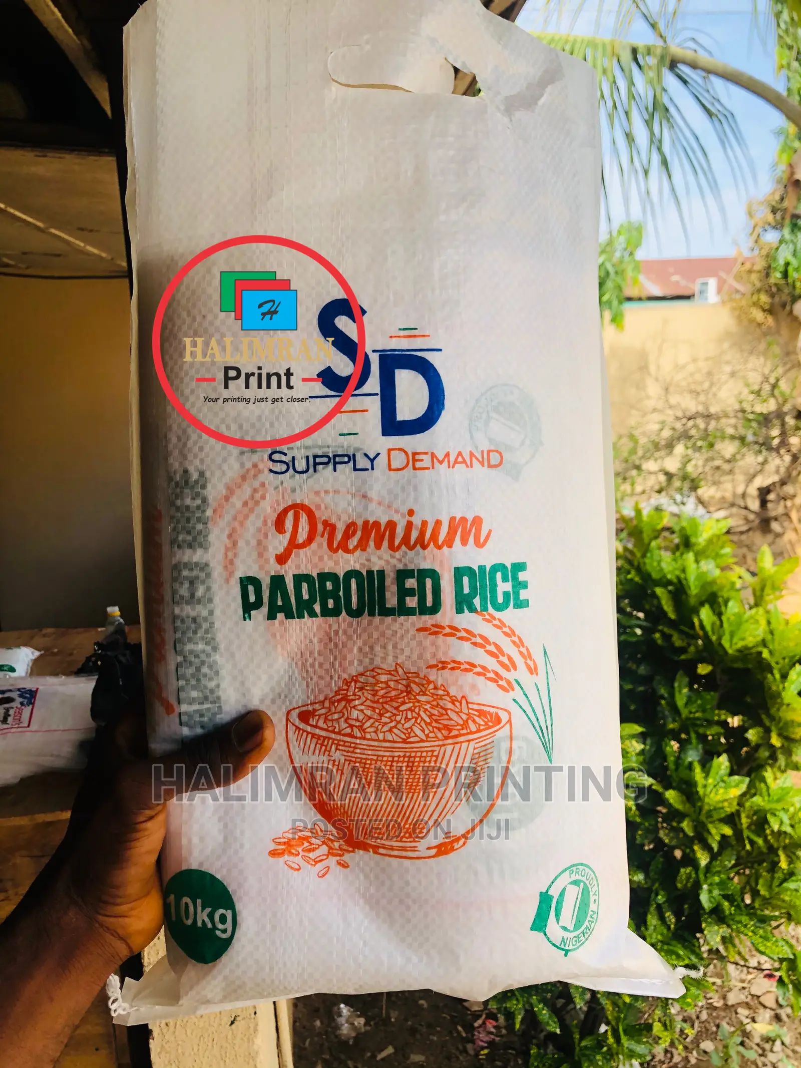 Rice Sack Printing