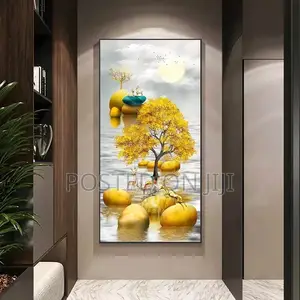 Modern Golden Luxury Art