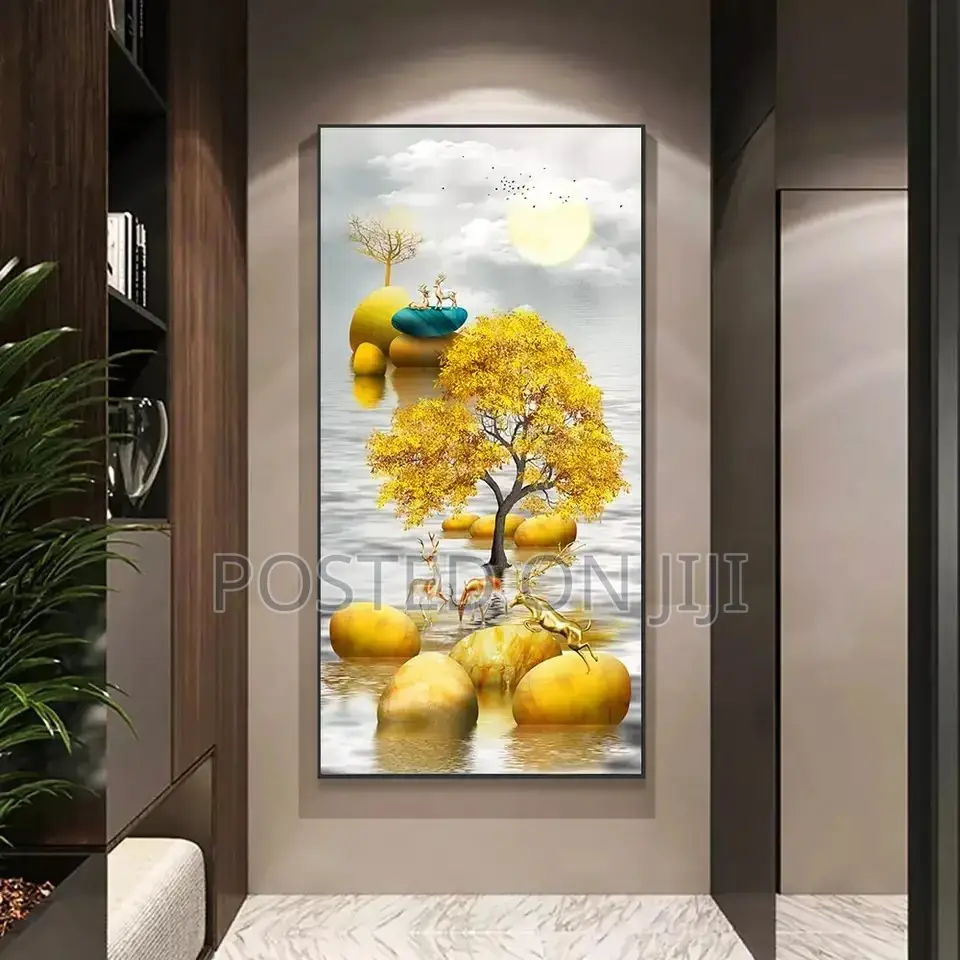 Modern Golden Luxury Art
