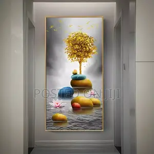 Modern Golden Luxury Art