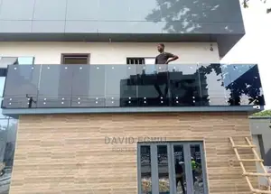 Glass Staircase and Balcony Rail