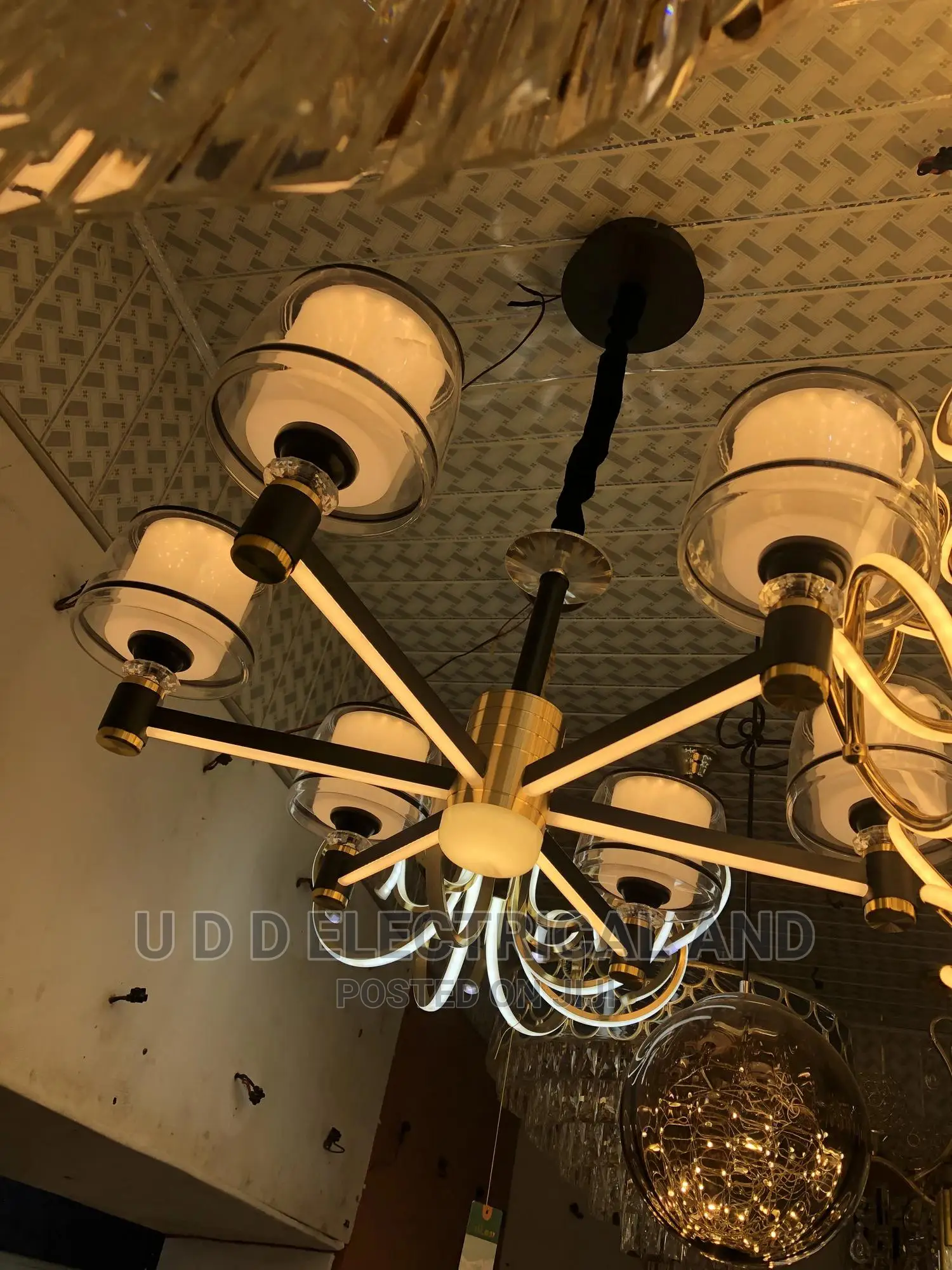 Led By5 Chandelier Light 3colors