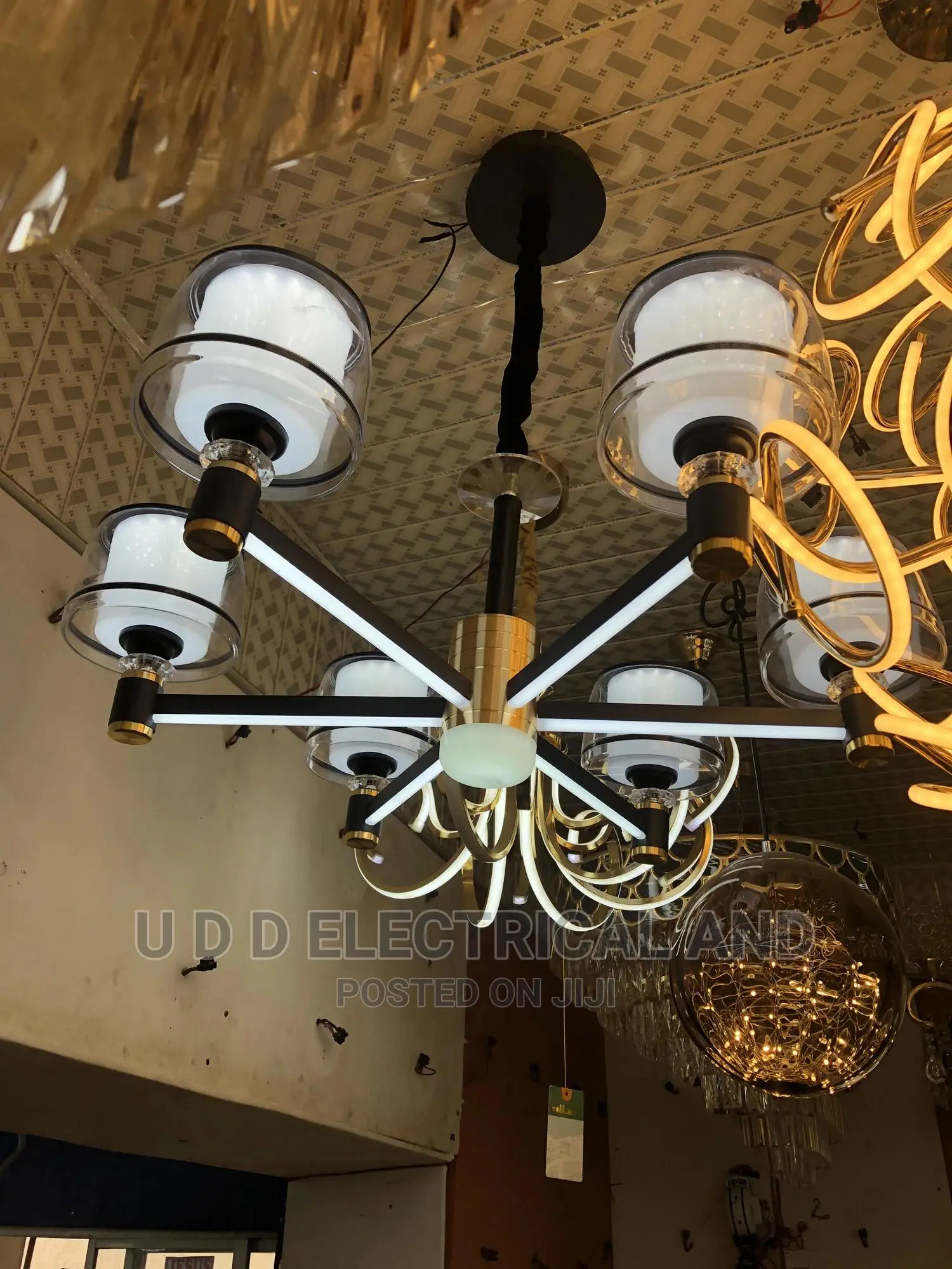 Led By5 Chandelier Light 3colors