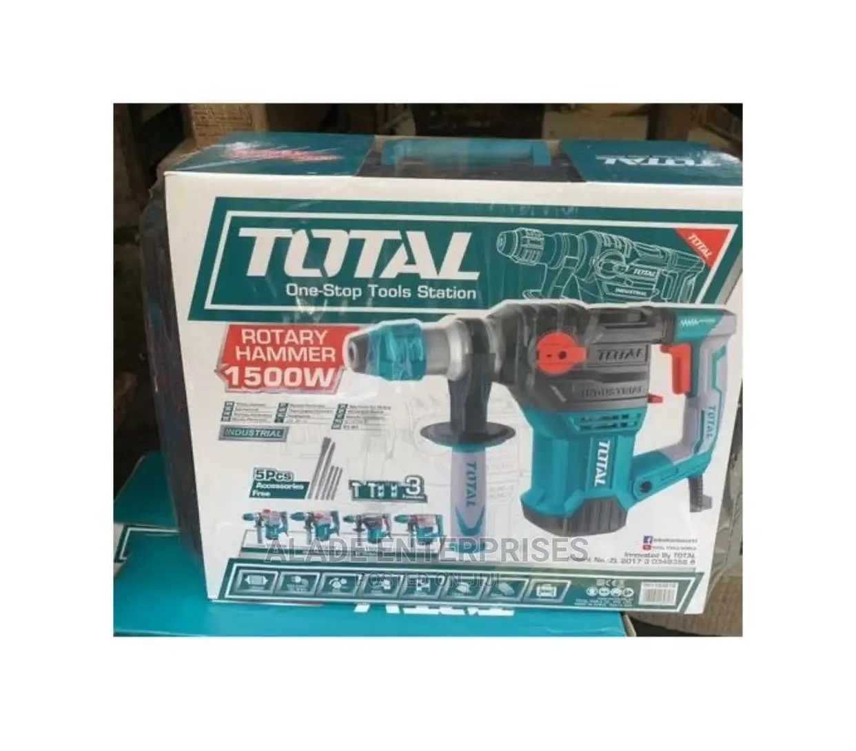 Total Multi Function Rotary Hammer Drill 1500w
