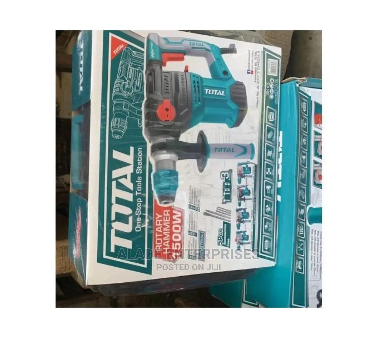Total Multi Function Rotary Hammer Drill 1500w