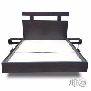 Floating Bed Frame With 2 Side Desks. 4.5ft X 6ft
