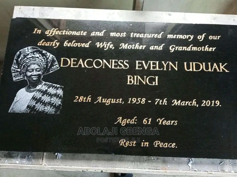 Marble and Granite Engraver