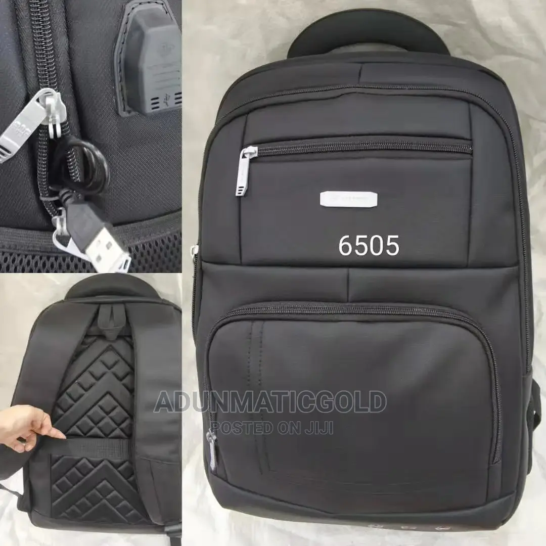 Back Laptop Bag With USB Charger