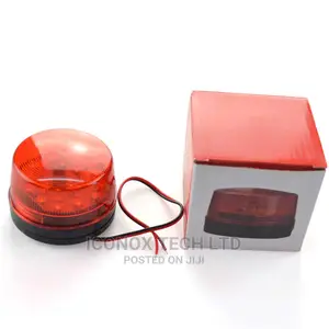 12v Alarm Red/Blue LED Flashing Strobe Light