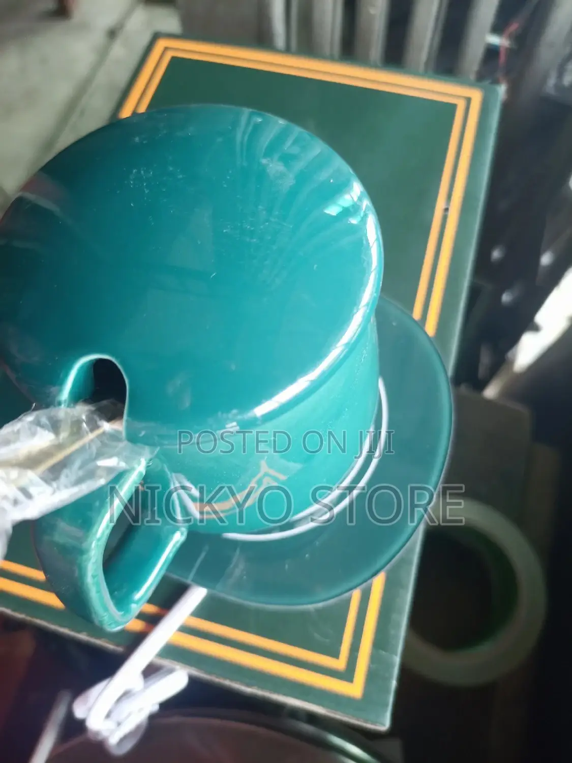 Lucky Ceramic Coffee Cup With Automatic Heating Pad