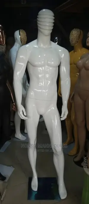 White Fibre Male Display Mannequins